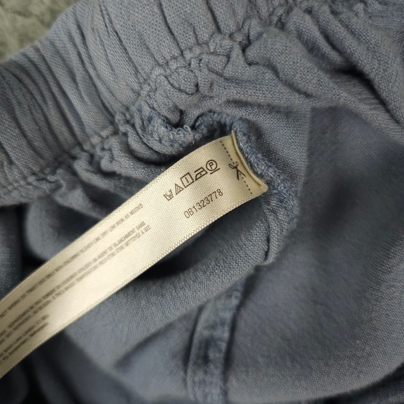 Free People Quinn Pants Womens Small Blue Pull On Culottes Cropped Beach Boho - Picture 5 of 13